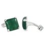 925 SILVER 0.18CW DIAMOND 20.45CW LABCREATED TURQUIOSE HANDMADE VINTAGE CUFFLINK