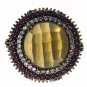 925 STERLING SOLID SILVER & BRONZE HANDMADE TURKISH RING LABMDE GEMSTONE CZ 7.25