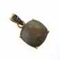 VICTORIAN VINTAGE 925 SILVER HANDMADE 0.05 DIAMOND 8.35 SAPPHIRE PENDANT CHARM