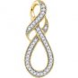925 SOLID STERLING SILVER HANDMADE MUSIC NOTE PENDANT CHARM 0.12 PAVE DIAMOND