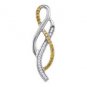 925 SOLID STERLING SILVER HANDMADE MUSIC NOTE PENDANT CHARM 0.12 PAVE DIAMOND