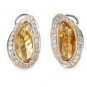 925 SILVER 0.20 CW NATURAL POLKI DIAMOND OVAL VINTAGE ANTIQUE HANDMADE STUD