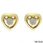 925 SILVER 0.20 CW NATURAL POLKI DIAMOND OVAL VINTAGE ANTIQUE HANDMADE STUD