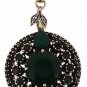 TURKISH JEWELRY 925 SILVER & BRASS HANDMADE PENDANT LABMADE GEMSTONE AND CZ