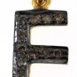 925 SILVER 0.16 CW DIAMOND ALPHABET (E) HANDMADE ANTIQUE VINTAGE CHARM PENDANT