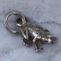 925 SILVER 0.25 CT NATURAL ROSE CUT DIAMONDS VINTAGE ANTIQUE HANDMADE FROG CHARM