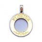 925 SILVER 0.16 CW DIAMOND ALPHABET ( O ) HANDMADE BEAUTIFUL CUTE CHARM PENDANT