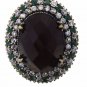 925 STERLING SILVER BRONZE HANDMADE TURKISH RING LABMDE RUBY GEMSTONE CZ 6.25