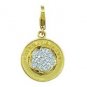 925 SOLID STERLING SILVER HANDMADE ROSE QUARTZ GEMSTONE ROSECUT DIAMOND PENDANT