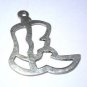 925 SILVER 0.65 CW ROSE CUT DIAMOND HANDMADE VINTAGE FISH CHARM PENDANT
