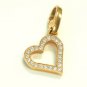 925 SILVER 0.14 CW DIAMOND ALPHABET ( J ) HANDMADE BEAUTIFUL CUTE CHARM PENDANT