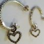 925 SILVER 1.70 CW NATURAL ROSE CUT DIAMOND STUDDED BEAUTIFUL SNAKE EARRING