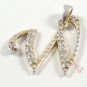 925 SILVER 0.17 CW DIAMOND ALPHABET ( Y ) HANDMADE BEAUTIFUL CUTE CHARM PENDANT