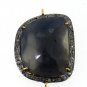 925 SOLID STERLING SILVER HANDMADE 17.20 SAPPHIRE 0.45 NATURAL DIAMOND CONNECTOR