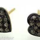 925 STERLING SILVER 0.50 CTS ROSE CUT DIAMOND GROSS WT 1.80GMS BEAUTIFUL EARRING