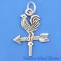 925 SILVER 0.10 CW ROSE CUT DIAMOND STUDDED BEAUTIFUL DESIGNER SMALL KEY CHARM