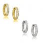 925 SILVER 0.10 CW POLKI DIAMOND 0.15 CW PAVE DIAMOND HANDMADE STUD