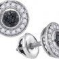 925 SILVER 0.10 CW POLKI DIAMOND 0.15 CW PAVE DIAMOND HANDMADE STUD