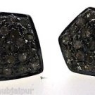 925 STERLING SILVER 0.60 CTS SINGLE CUT DIA BEAUTIFUL FANCY SHAPE HANDMADE STUD