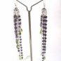 925 SOLID STERLING SILVER HANDMADE LABMDE PERIDOT GEMSTONE LONG EARRING