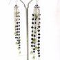 925 SOLID STERLING SILVER HANDMADE LABMDE PERIDOT GEMSTONE LONG EARRING
