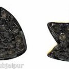 925 STERLING SILVER 0.450 CTS NATURAL SINGLE CUT DIAMOND FANCY SHAPE CUTE STUD