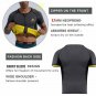 NINGMI Sport Shirt Body Shaper Slimming Waist Trainer Men Tank Top Neoprene