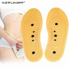 Magnetic Acupressure Insoles Massage Shoes Pads for Slimming Weight Loss Foot