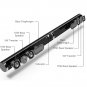 Wireless TV Soundbar Bluetooth Speaker Stylish Fabric Sound Bar Hifi 3D Stereo
