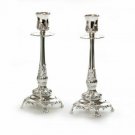 Beautiful Silver Plated Ornate Candlesticks - Christmas - FREE SHIPPING