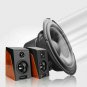 USB Wired Wooden Combination Speakers Computer Speakers Bass Stereo Music