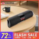 SANLEPUS Bluetooth Outdoor Speaker Metal Portable Super Bass Wireless