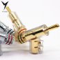 8pcs Hi-end YIVO Brass Copper Plated Gold or Rhodium Gun-type Audio Video
