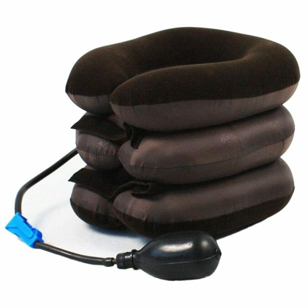 Inflatable Neck Cervical Vertebra Traction Brace Support Device for Pain Relief