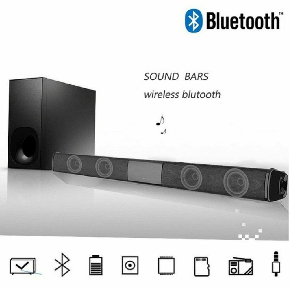 20W Home TV Speaker Wireless Bluetooth Speaker Strip Speaker Portable Music