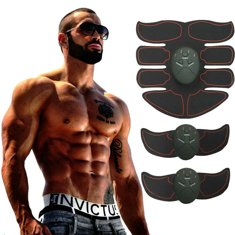 New Smart EMS Muscle Stimulator ABS Abdominal Muscle Toner Body Fitness Shaping