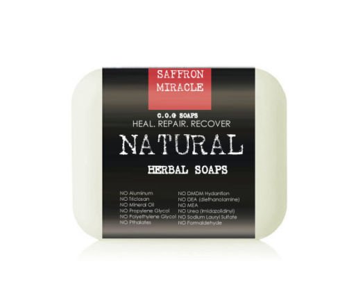 Saffron Miracle Soap Bars (Value 2 Pack)