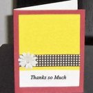 "Thanks So Much" Thank you Card