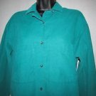 Womens PATAGONIA SMALL Teal Green LONG SLEEVE CORDUROY BUTTON DOWN SHIRT L/S