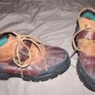 Vintage Men's POLO SPORT Boots size 7 D Ralph Lauren buckle Brown Dress Shoes 7D