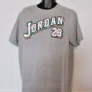 JORDAN Men's Shirt size XL Short Sleeve Gray Jumpman Air Swingman X Large Bulls