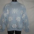 Ugly Christmas Sweater Womens size LARGE Mens MEDIUM TACKY Turtleneck L Fit Top