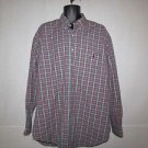 Mens POLO RALPH LAUREN Dress Shirt SIZE XL Big Shirt Pony Logo Plaid Button Down