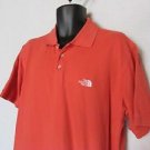 THE NORTH FACE Men's Polo Rugby Shirt Coral Short Sleeve Cotton Size Large L S/S
