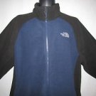 The North Face Fleece Jacket Coat Blue Men's Size XL Two tone Full Zip Fall