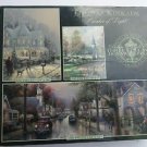 New Thomas Kinkade Deluxe Three Jigsaw Puzzle Set - 100-700 pcs - Sealed Box!