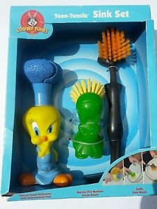 Toon Tensils Sink Set Dish Brush