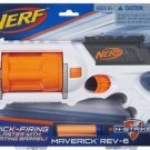 Nerf N-Strike Maverick Rev-6 White New Dart Gun Nerf Gun