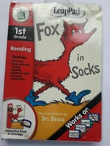 1st Grade Reading Leap Frog Dr.Sues Fox in Socks Interactive Book & Cartridge