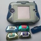 Used Pixter handheld game with 4 game 1 adapter and case holder